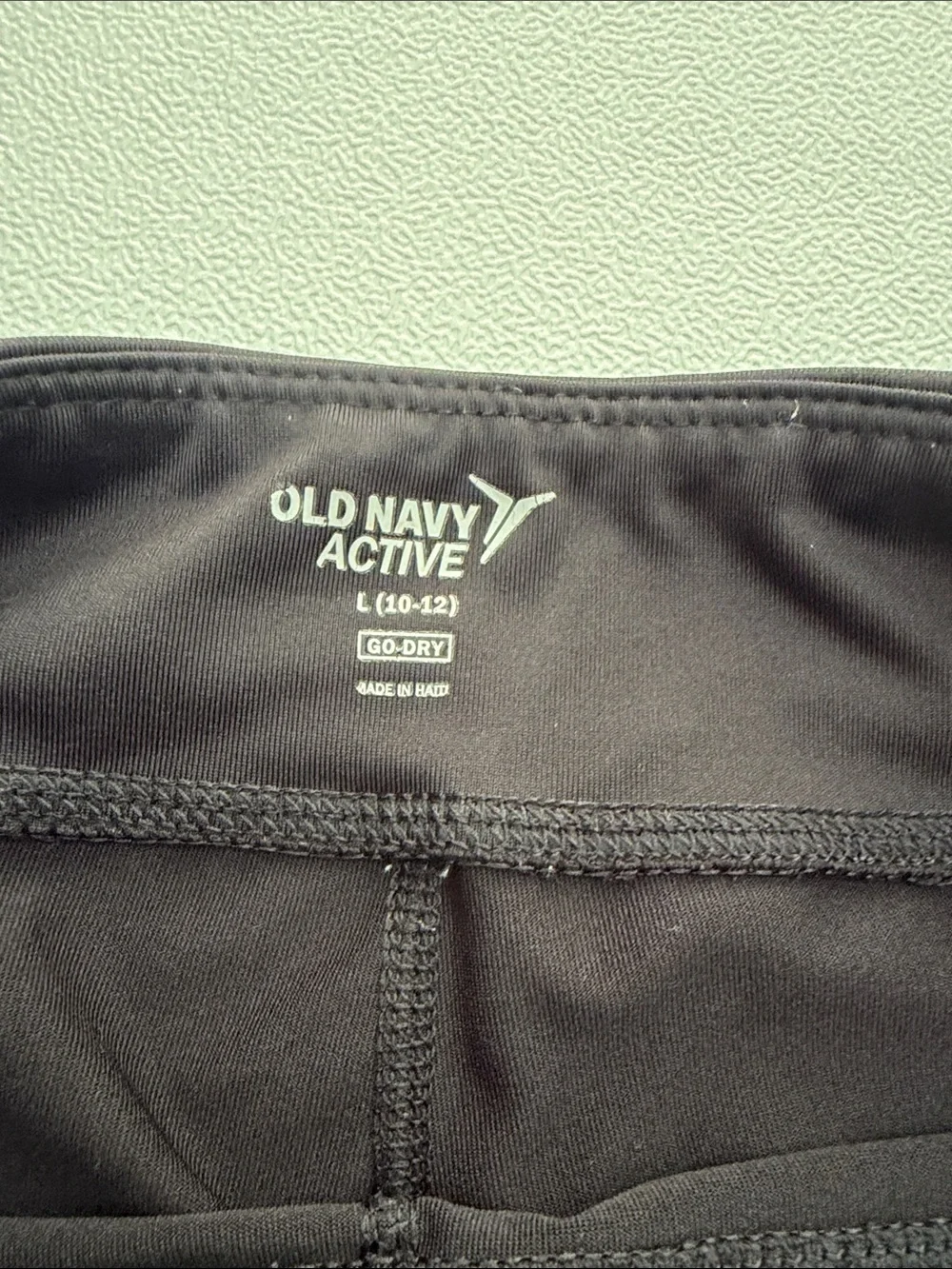 Old Navy Black Girls Active Cropped Leggings
